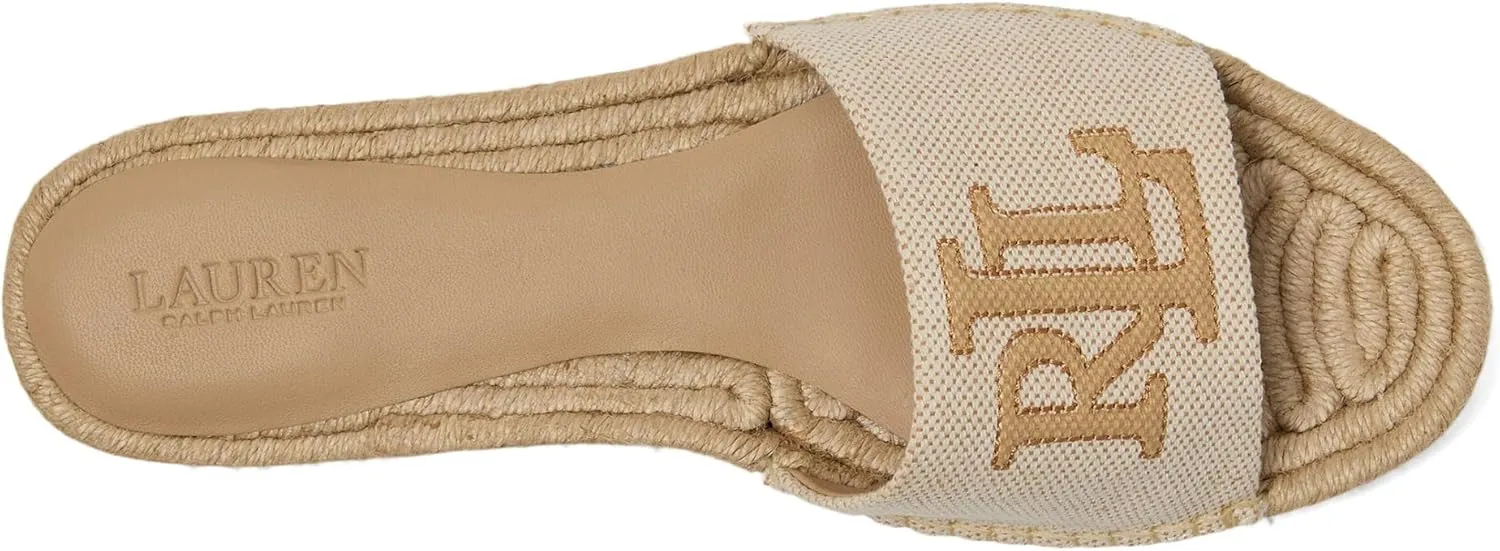 Lauren Ralph Lauren Women's Polly Cross-Dyed Canvas Espadrille Slipper
