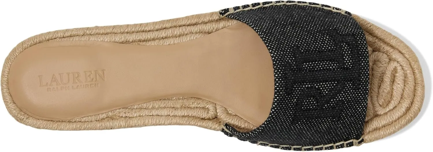 Lauren Ralph Lauren Women's Polly Cross-Dyed Canvas Espadrille Slipper