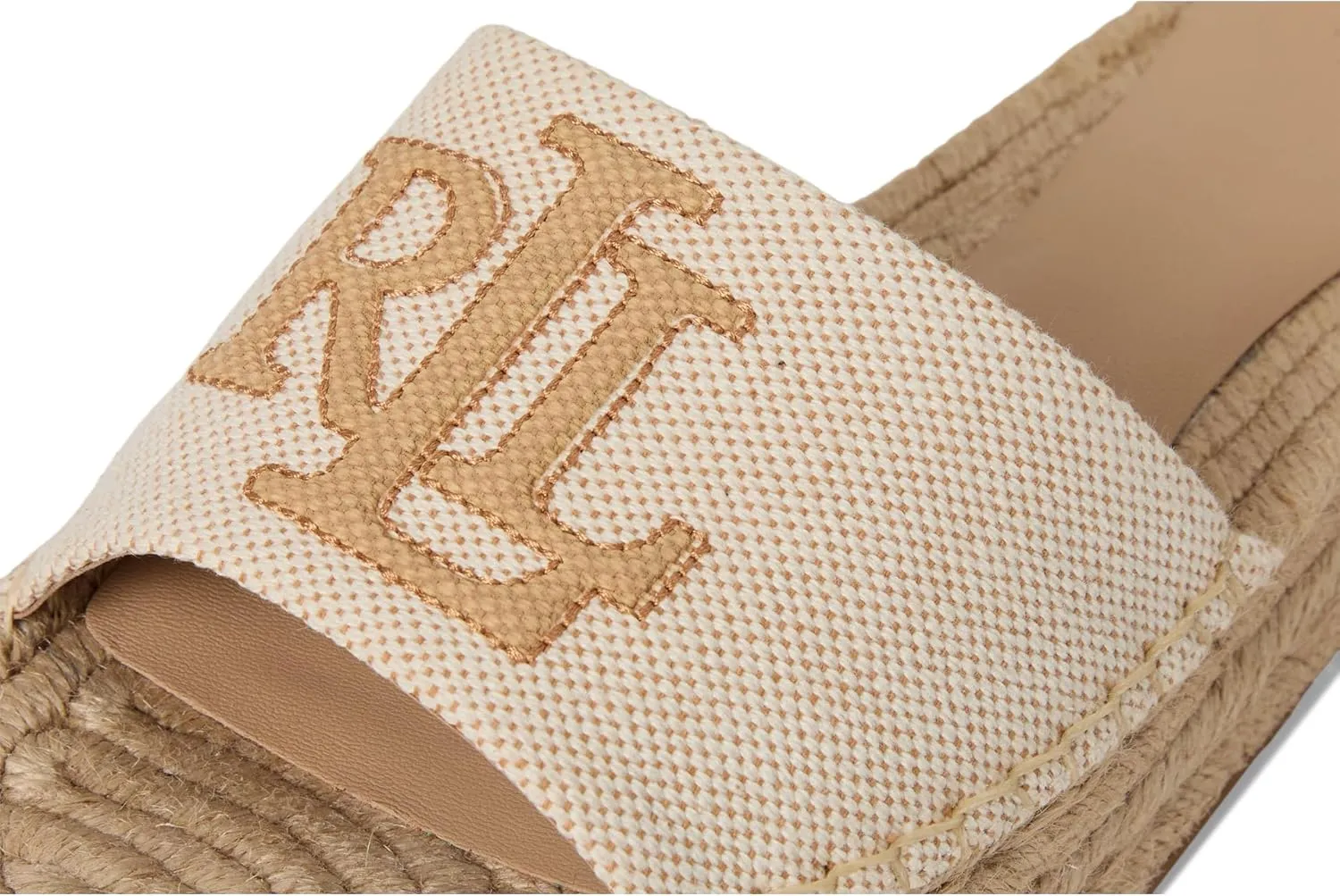 Lauren Ralph Lauren Women's Polly Cross-Dyed Canvas Espadrille Slipper