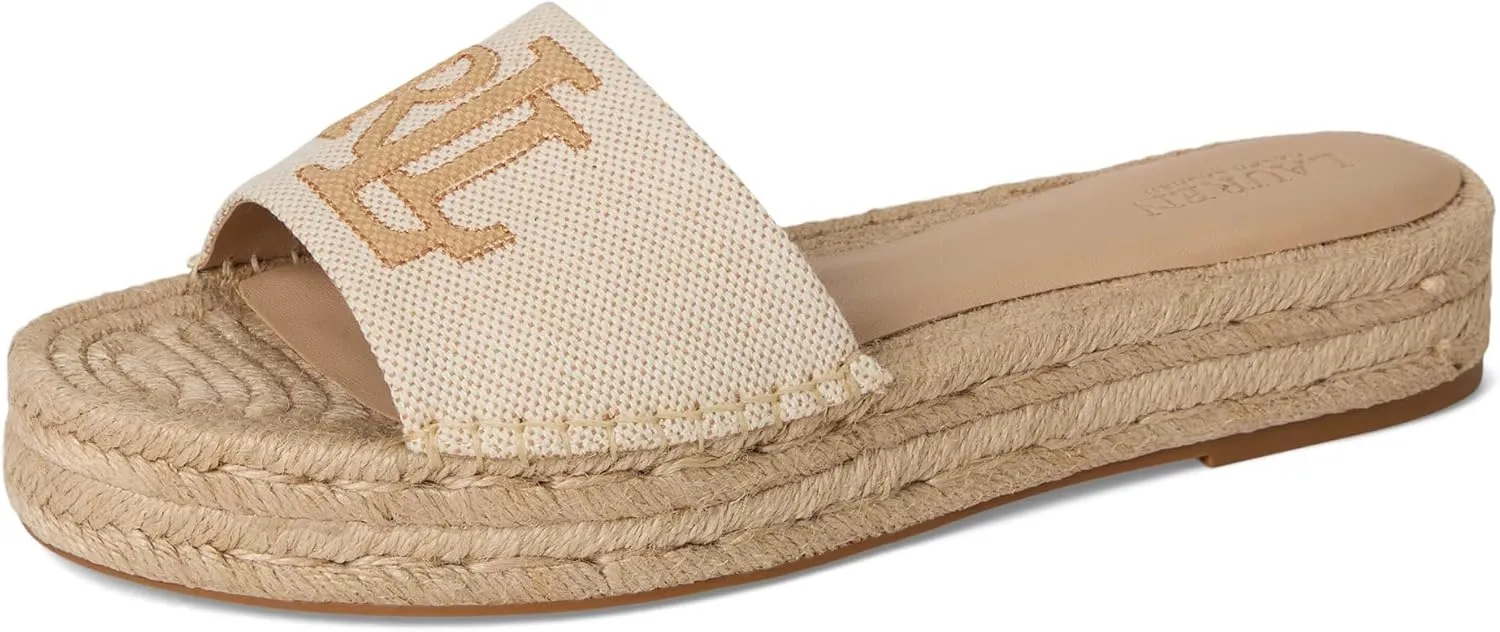 Lauren Ralph Lauren Women's Polly Cross-Dyed Canvas Espadrille Slipper