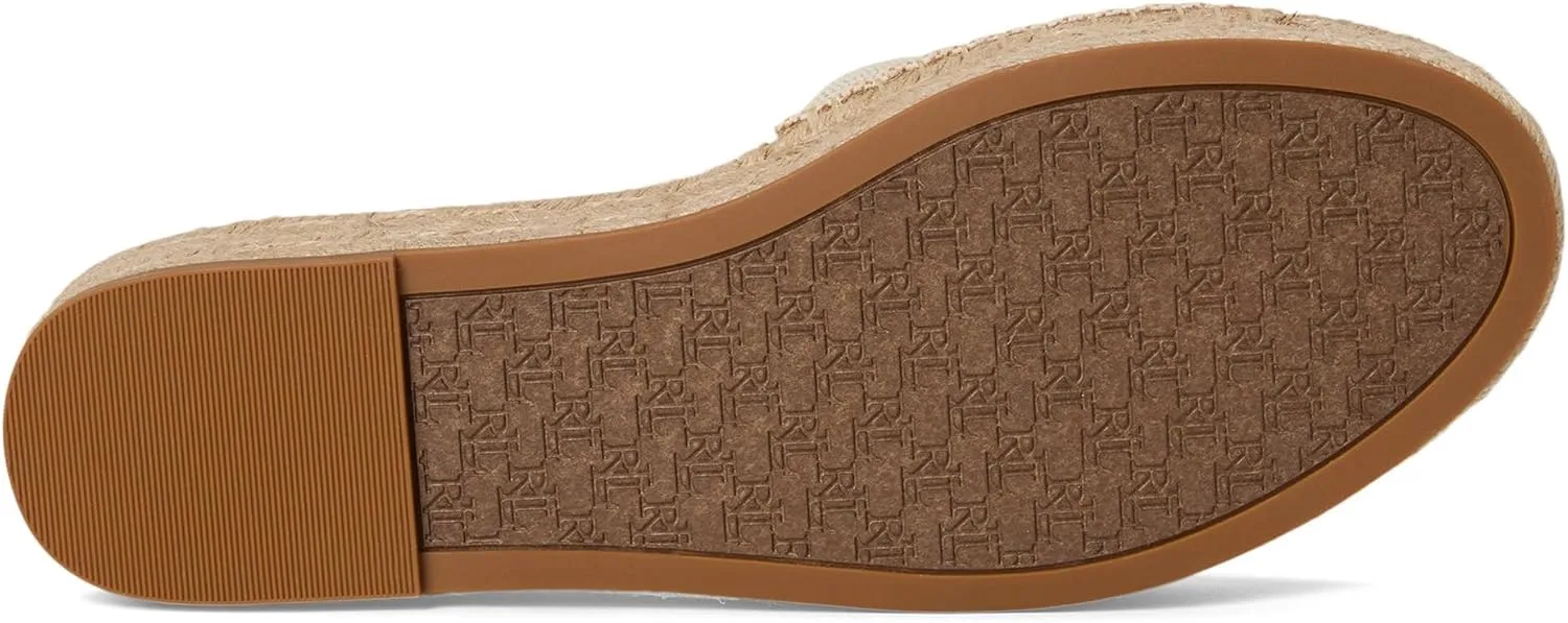 Lauren Ralph Lauren Women's Polly Cross-Dyed Canvas Espadrille Slipper