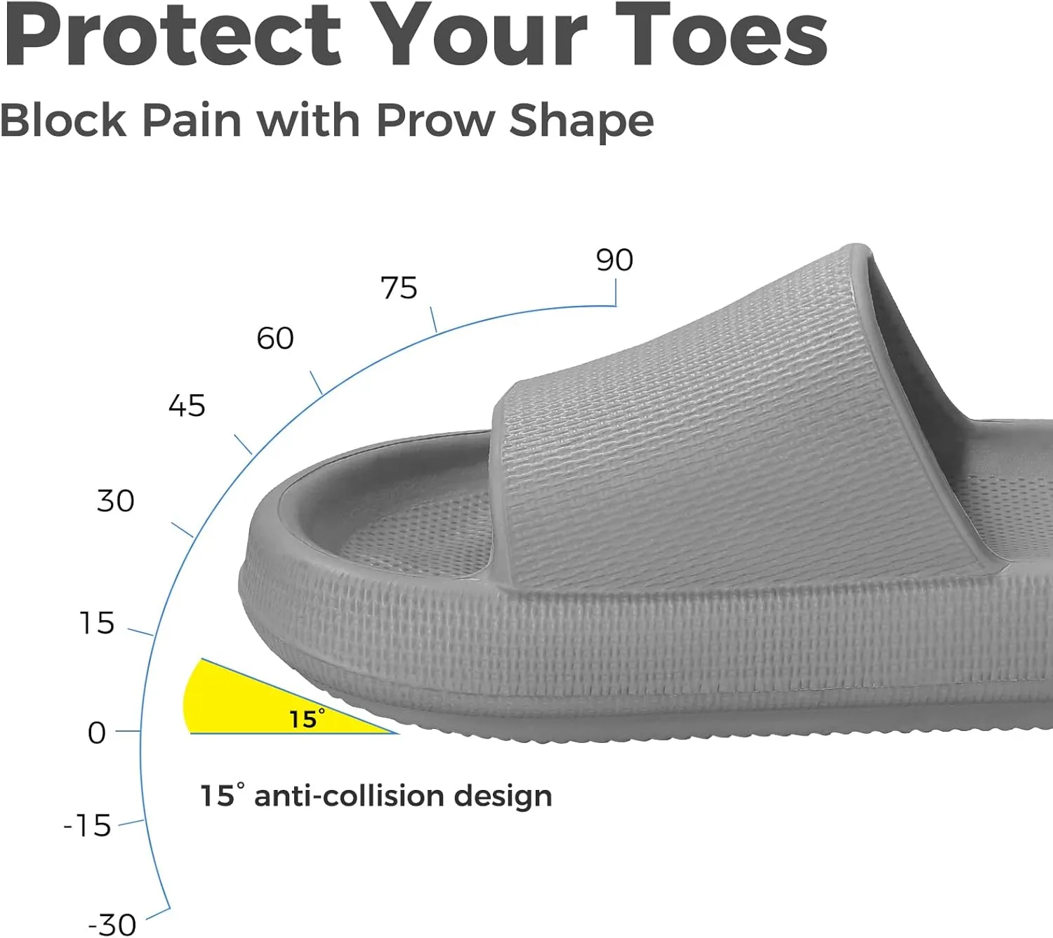 Leevar Cloud Slides for Women and Men - Soft, Comfy, Relax Cloud Slippers, Thick Sole, Non-slip Slides for Men, Easy to Clean, Shower, Swimming, Beach, Indoor and Outdoor Slides for Men