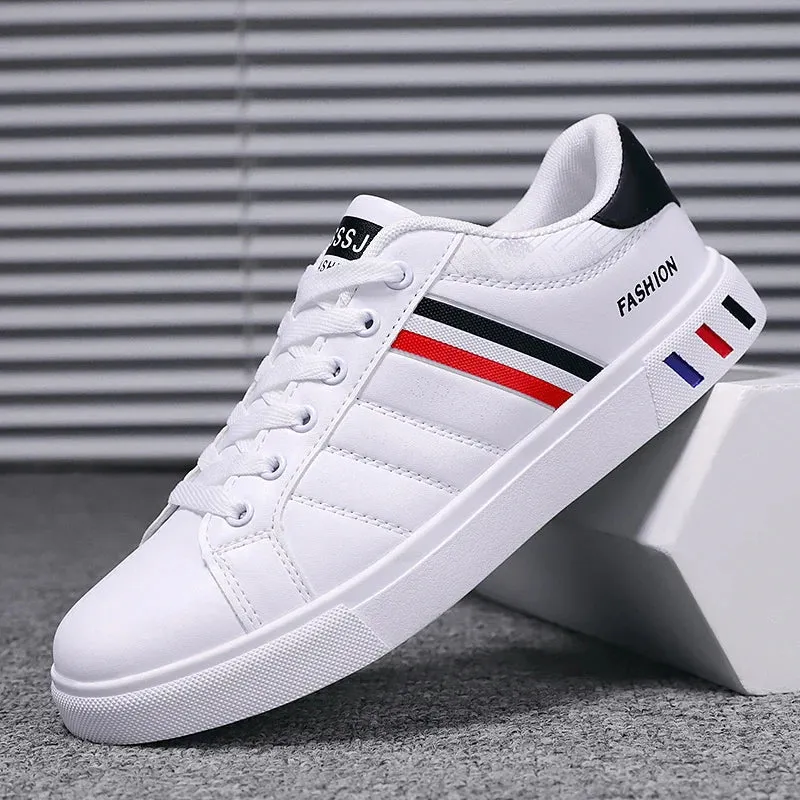 Leichte weiße Herren Sneaker