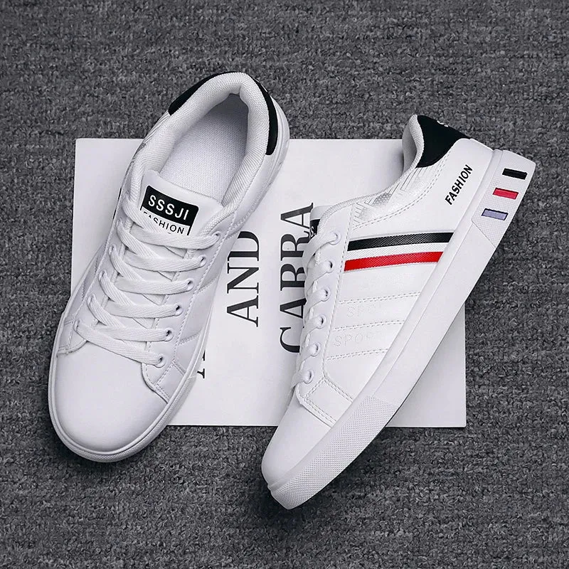 Leichte weiße Herren Sneaker
