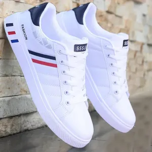 Leichte weiße Herren Sneaker
