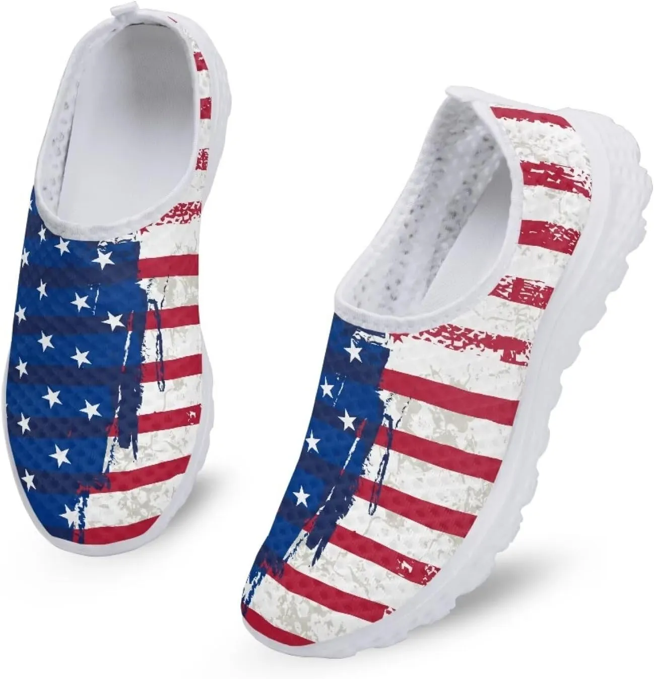 Lightweight Indoor Outdoor Water Shoes for Men Women Air Mesh Casual Aqua Shoes Barefoot Slip-On Shoes