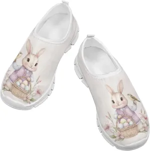 Little/Big Kids Slip On Tennis Shoes for School Girls Gym Shoes Fashion Casual Shoes