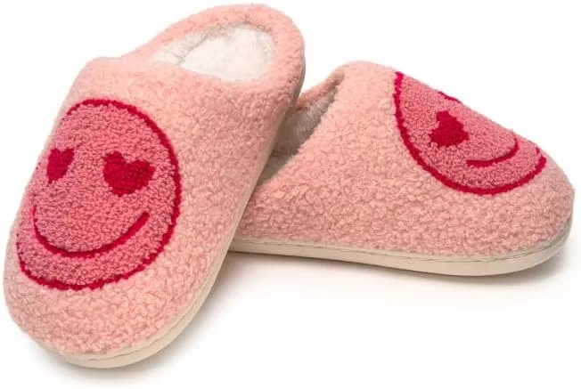 Living Royal Kids Cozy Plush Non-Slip Slippers - Funny Designs, Comfy, 100% Polyester