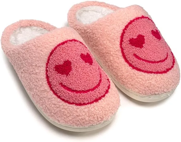 Living Royal Kids Cozy Plush Non-Slip Slippers - Funny Designs, Comfy, 100% Polyester