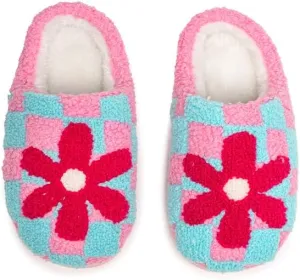 Living Royal Kids Cozy Plush Non-Slip Slippers - Funny Designs, Comfy, 100% Polyester