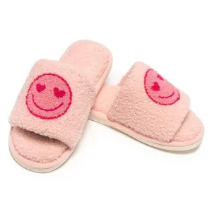 Living Royal - Pink Happy Slide Slippers