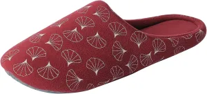 LMOY Women‘s Slipper House Slippers For Women Comfy Soft Memory Foam Slippers Shoes For Women With Bow Brown Tan Rusty Red
