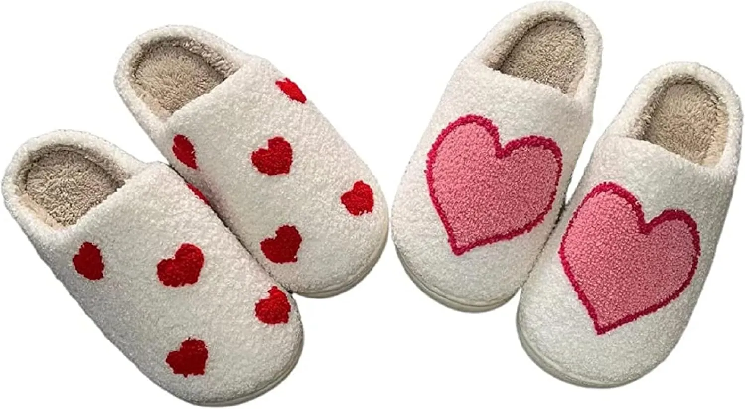 LNERIP Animal Slippers Fruit Slippers Plant Slippers Various Cartoon Patterns Fluffy Soft Memory Foam Retro Indoor Outdoor Home Couple Shoes