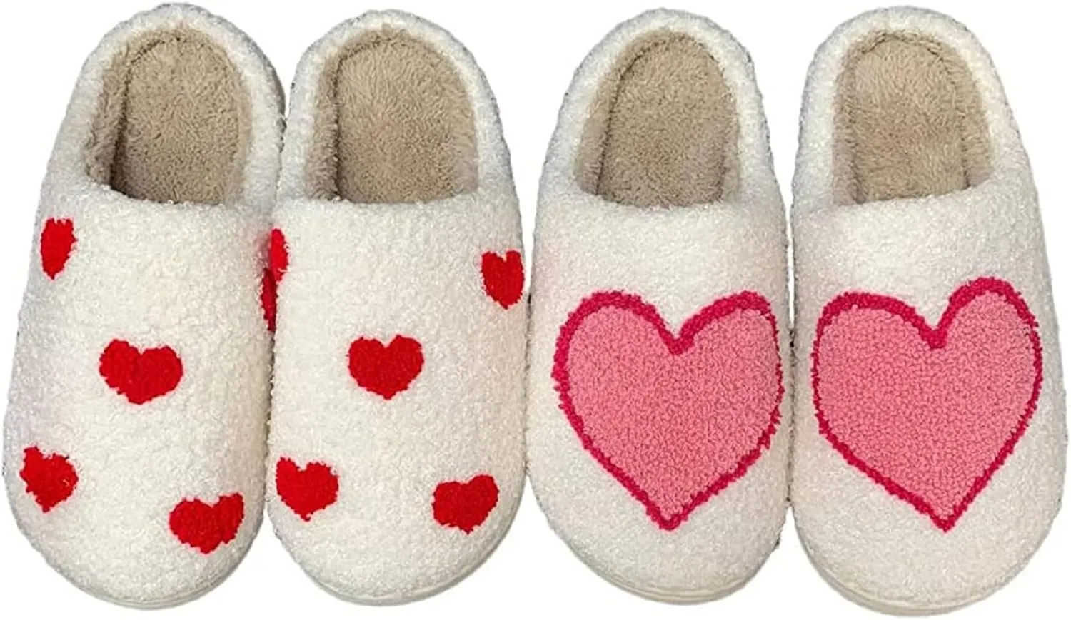 LNERIP Animal Slippers Fruit Slippers Plant Slippers Various Cartoon Patterns Fluffy Soft Memory Foam Retro Indoor Outdoor Home Couple Shoes