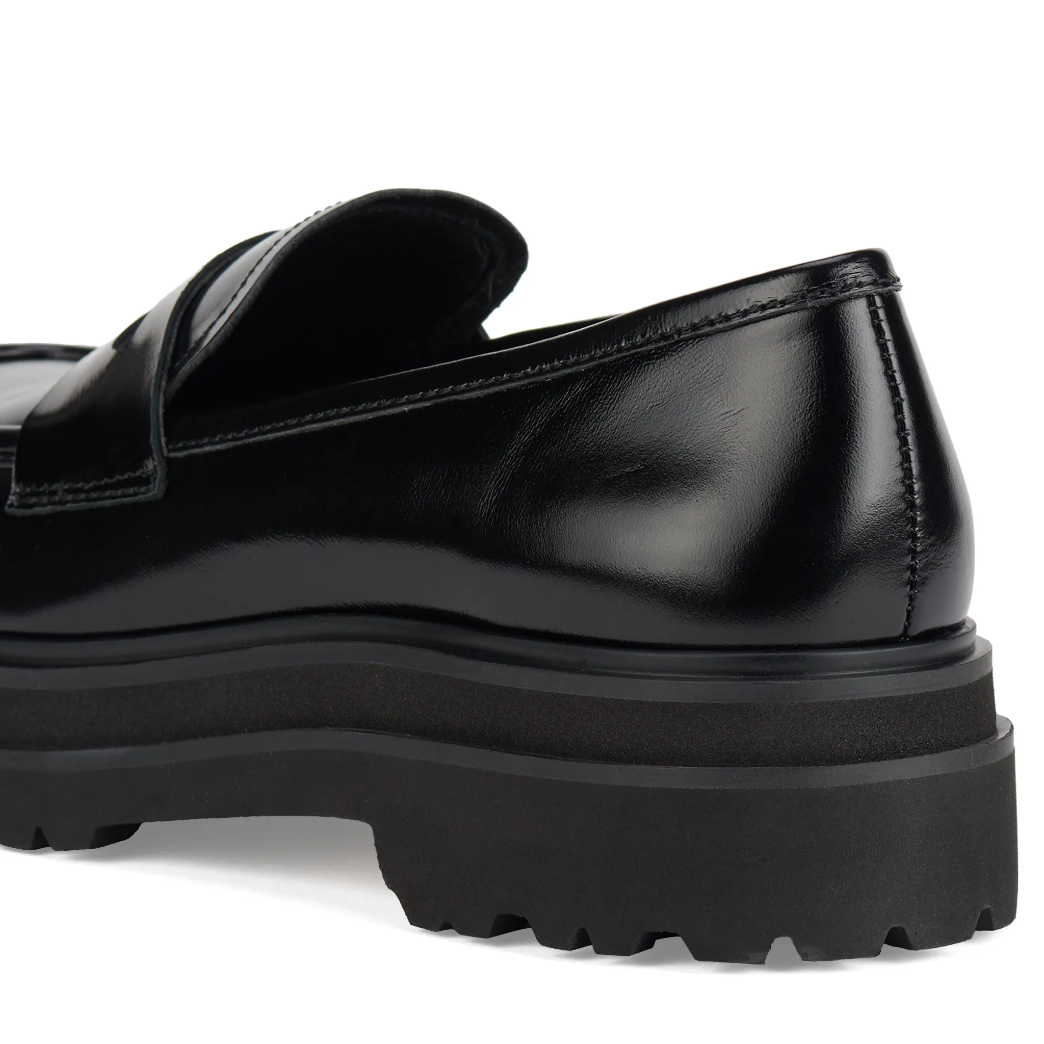 Loafer Step Square Toe Black Patent