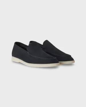 Loro Piana Summer Walk Loafers Suede Classic Blue