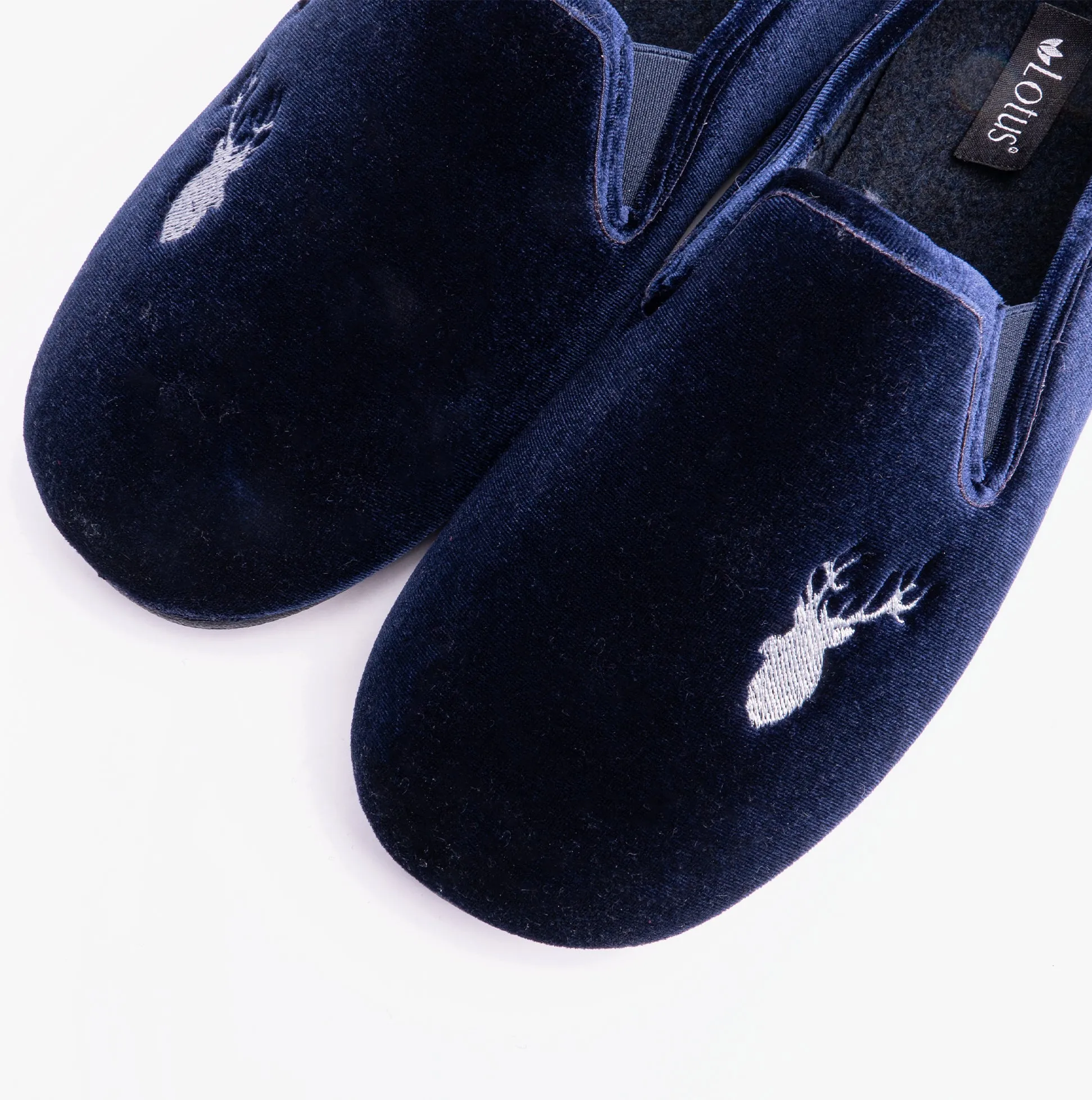 Lotus CLARENCE Mens Slippers Navy