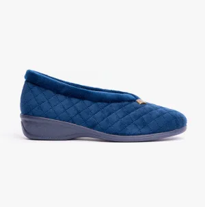 Lotus EADIE Womens Slippers Navy