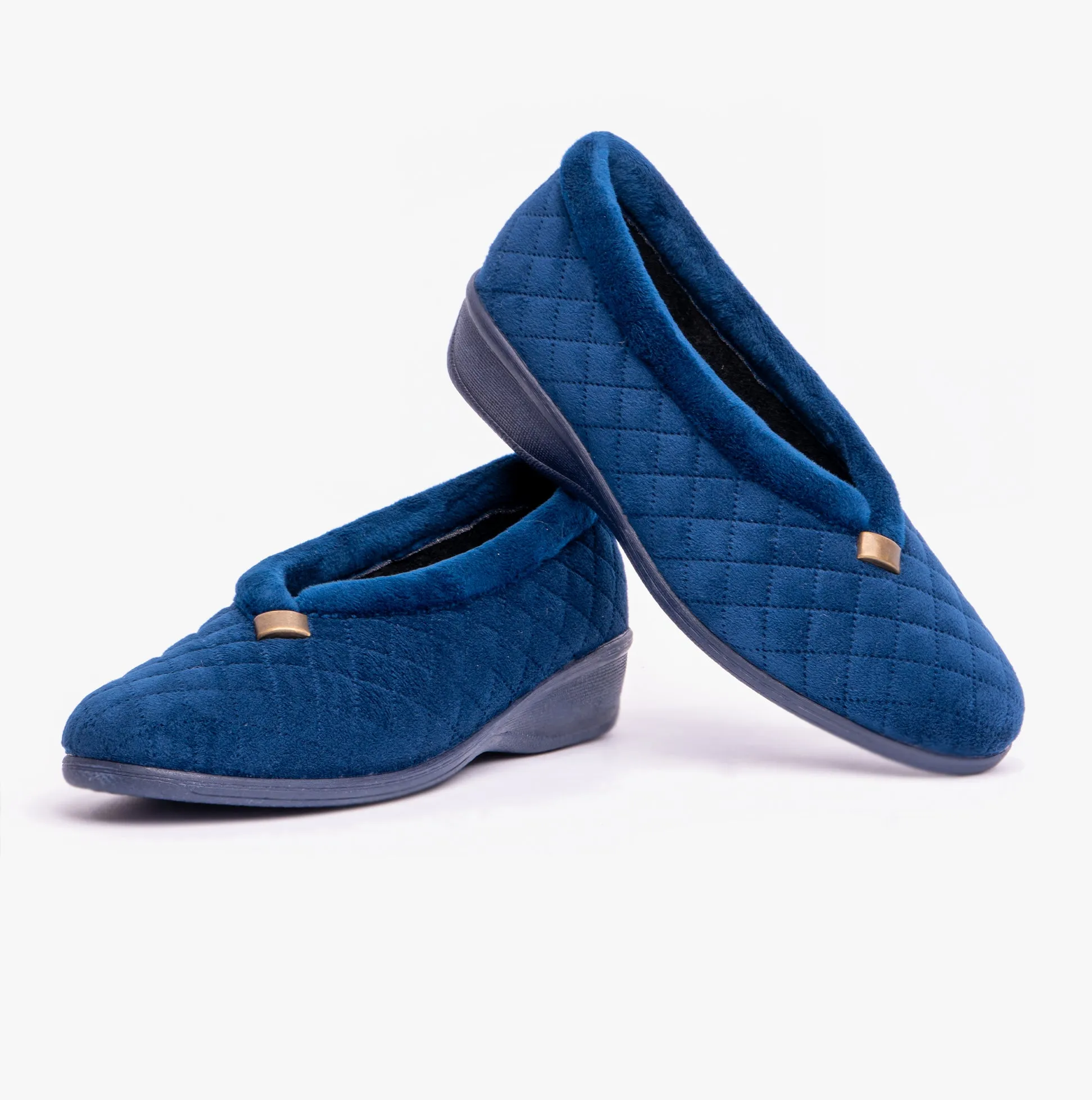 Lotus EADIE Womens Slippers Navy