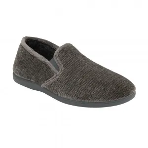 Lotus SHELDON Mens Full Slippers Grey