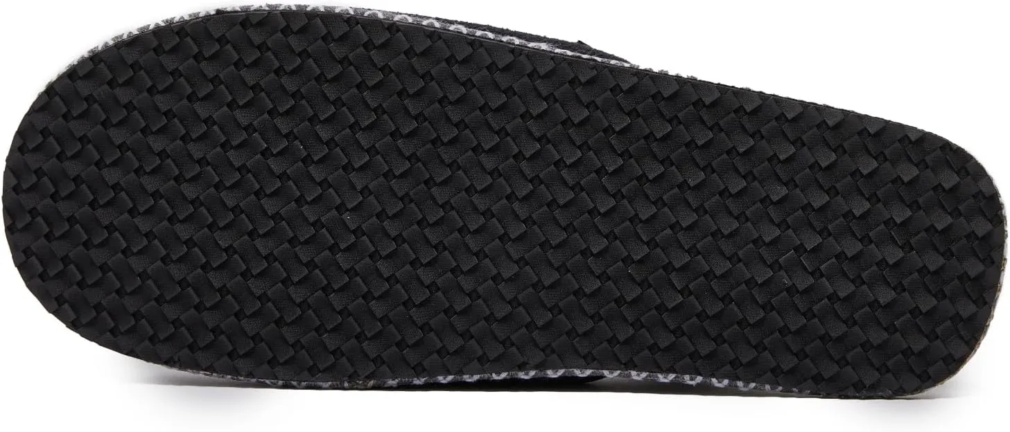 Lucky Brand Memory Foam Rubber Sole Scuff Bedroom Slipper - Soft Comfy Men's Slippers - Indoor/Outdoor Mens House Slippers