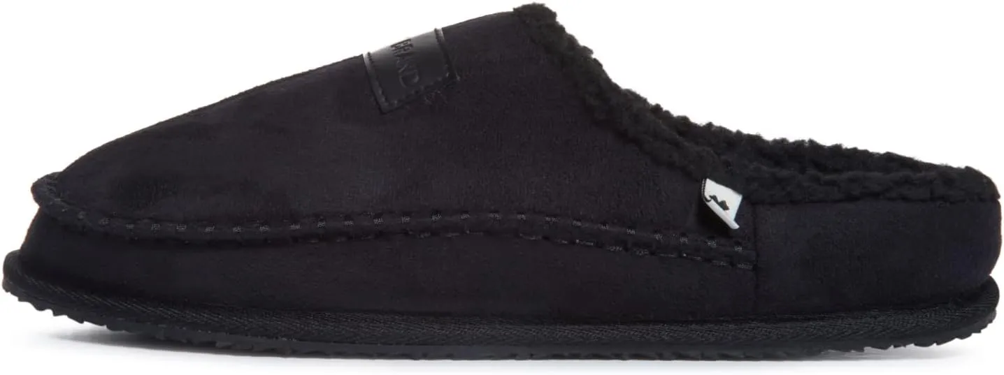 Lucky Brand Men's Memory Foam Slip On Clog Slippers, Indoor Outdoor Mens House Shoes, Warm Bedroom Clogs Slipper for Men