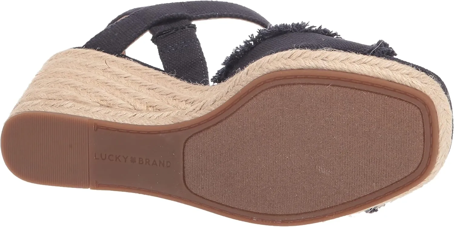 Lucky Brand Women's Mindra Espadrille Wedge Sandal