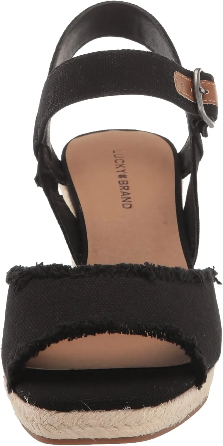 Lucky Brand Women's Mindra Espadrille Wedge Sandal
