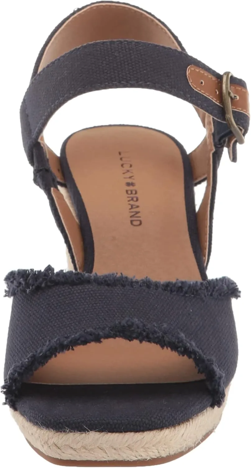 Lucky Brand Women's Mindra Espadrille Wedge Sandal