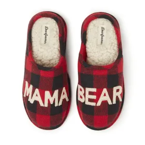 Mama Bear House Slipper, Buffalo Plaid