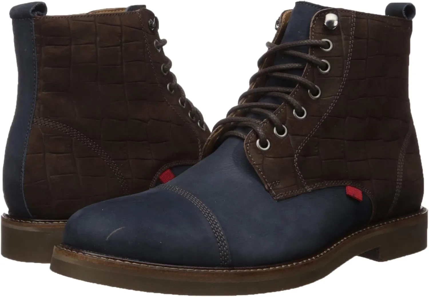 Marc Joseph New York Men's Leather Luxury Laceup Lug Boot Ankle