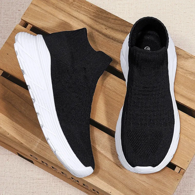 Men Running Casual Walking Men Fashion Sneakers Casual Sport Sneakers Shoes Shoes Lightweight sock shoes Waterproof Breathable Multifunctional