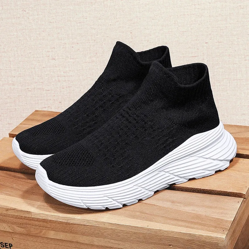 Men Running Casual Walking Men Fashion Sneakers Casual Sport Sneakers Shoes Shoes Lightweight sock shoes Waterproof Breathable Multifunctional