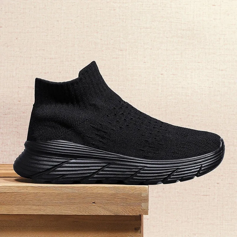 Men Running Casual Walking Men Fashion Sneakers Casual Sport Sneakers Shoes Shoes Lightweight sock shoes Waterproof Breathable Multifunctional