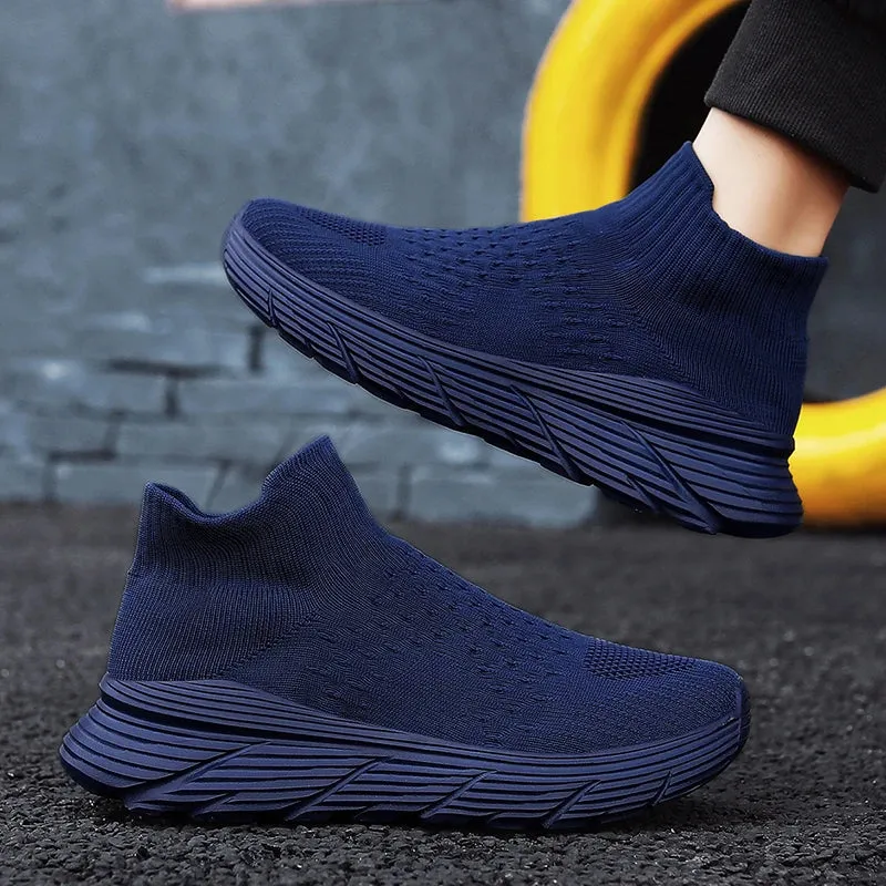 Men Running Casual Walking Men Fashion Sneakers Casual Sport Sneakers Shoes Shoes Lightweight sock shoes Waterproof Breathable Multifunctional