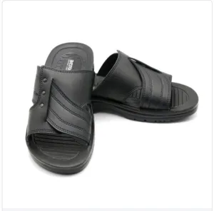 MEN SLIPPER MG-86T1 BLACK