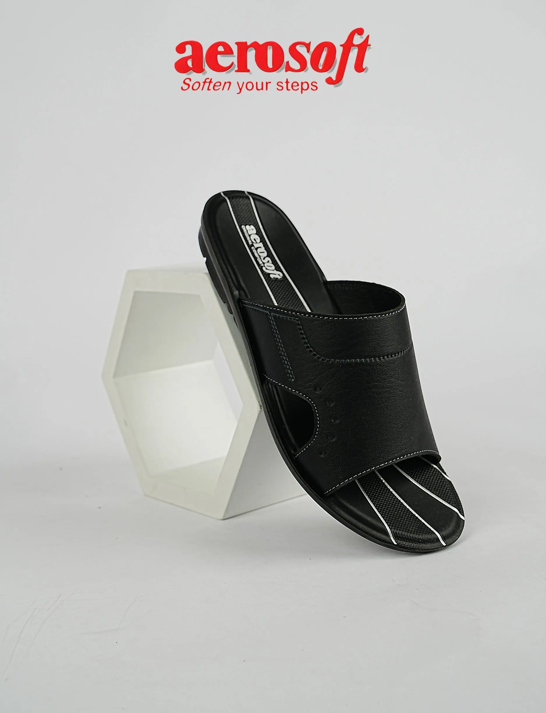 MEN SLIPPER MP-3203 BLACK