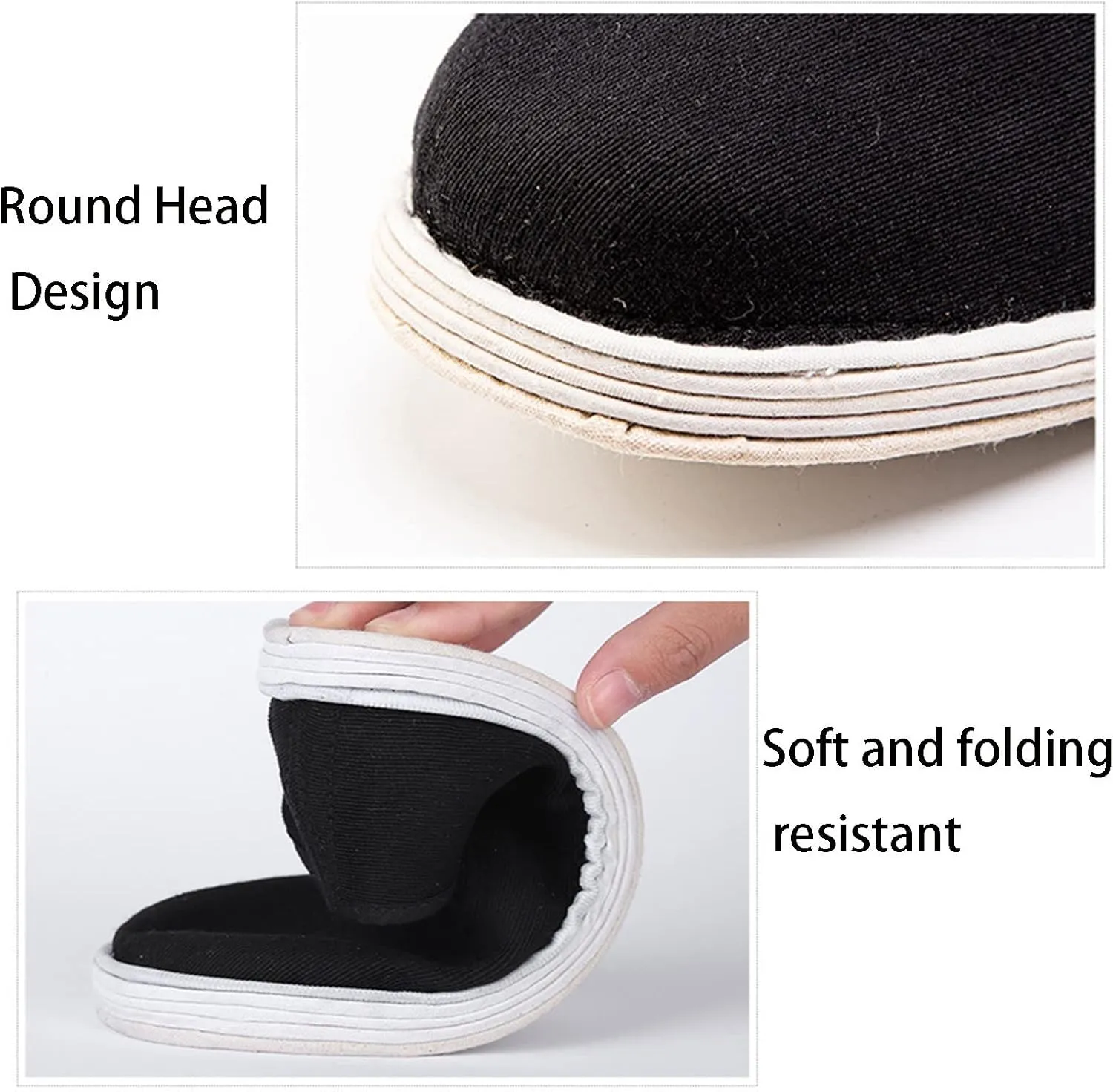 Men's Chinese Breathable Slip-On Kung Fu Tai Chi Old Beijing Canvas Shoes, Traditional Comfortable Non Slip Tai Chi Shoes, for Both Indoor and Outdoor Use, Parkour, Taekwondo