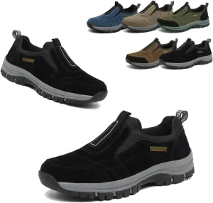 Men's Comfortable Waterproof Breathable Orthopedic Walking Shoes,Orthopedic Slip On Hiking Shoes Walking Orthopedic Shoes
