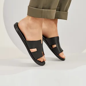 Men's H Style Leather Slipper