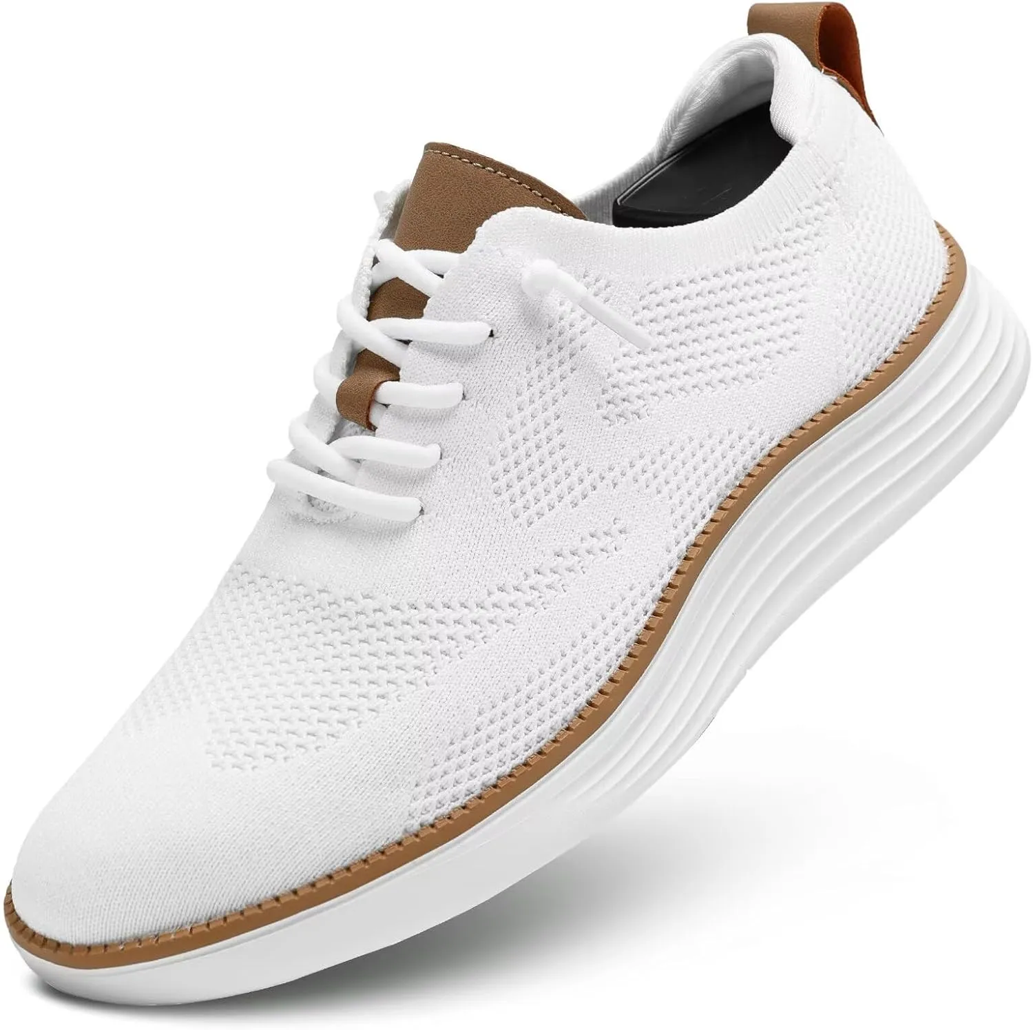 Mens Mesh Casual Sneakers Lightweight Breathable Dress Shoes Comfortable Walking Oxford Shoes Trainers for Men