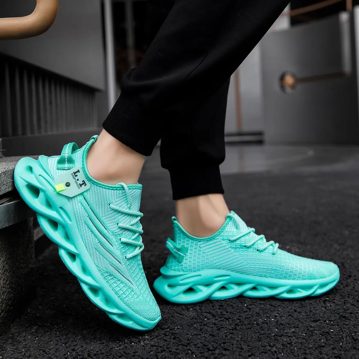 Mens Running Walking Tennis Shoes Mens Casual Fashion Gym Hiking Shoes for Men Sneakers Work Breathable Comfortable Lightweight