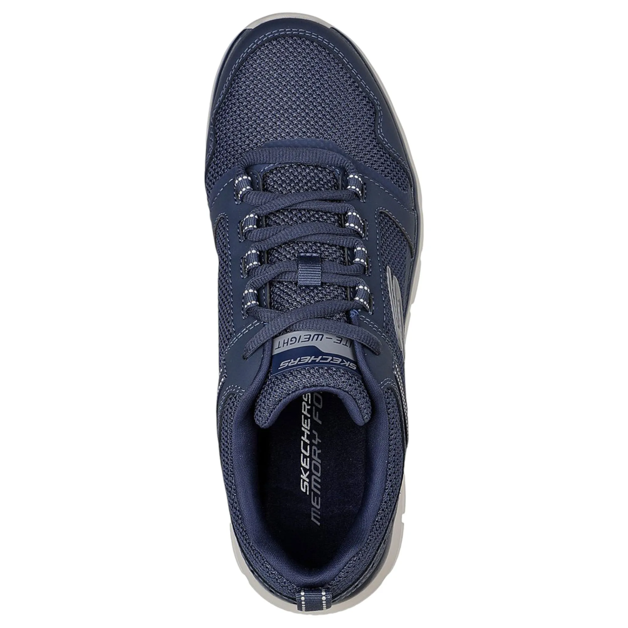 Mens Skechers Track- Knockhill Shoes Navy