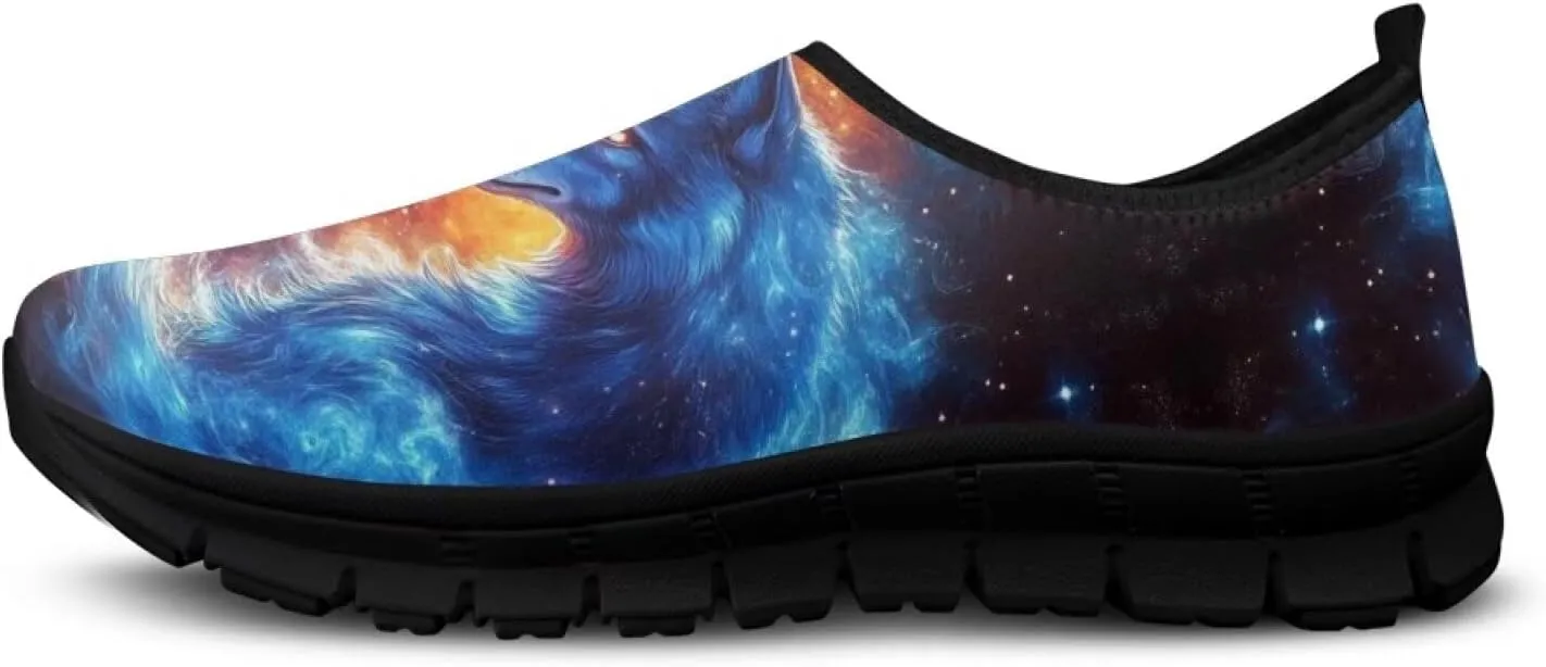 Men's Slip On Sneakers Comfy Slip On Running Shoes Men Walking Loafers Breathable