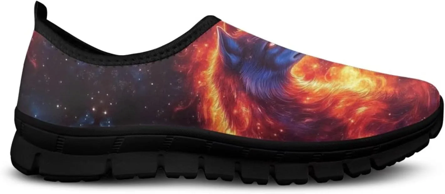 Men's Slip On Sneakers Comfy Slip On Running Shoes Men Walking Loafers Breathable