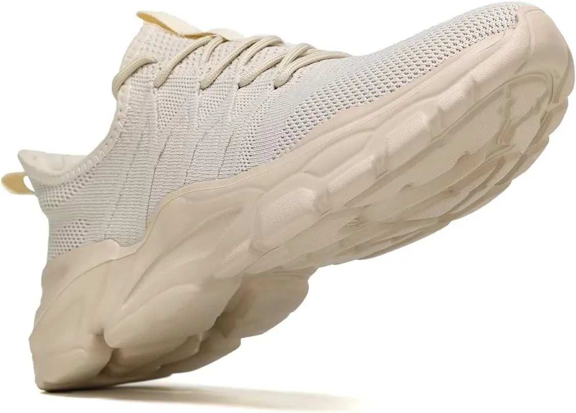 Mens Slip on Walking Shoes Non Slip Breathable Lightweight Sneakers Athletic Tennis Running Shoes for Gym Travel Jogging