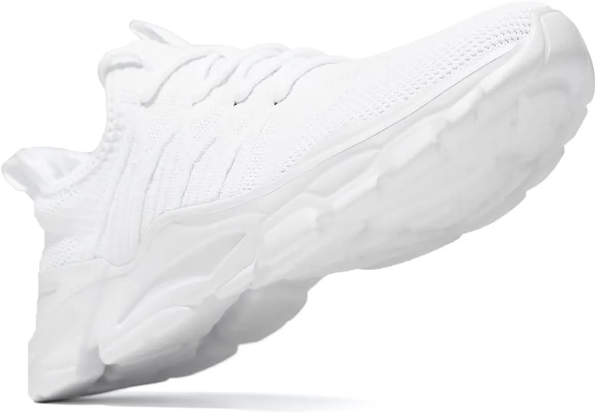 Mens Slip on Walking Shoes Non Slip Breathable Lightweight Sneakers Athletic Tennis Running Shoes for Gym Travel Jogging