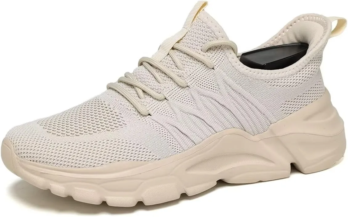 Mens Slip on Walking Shoes Non Slip Breathable Lightweight Sneakers Athletic Tennis Running Shoes for Gym Travel Jogging
