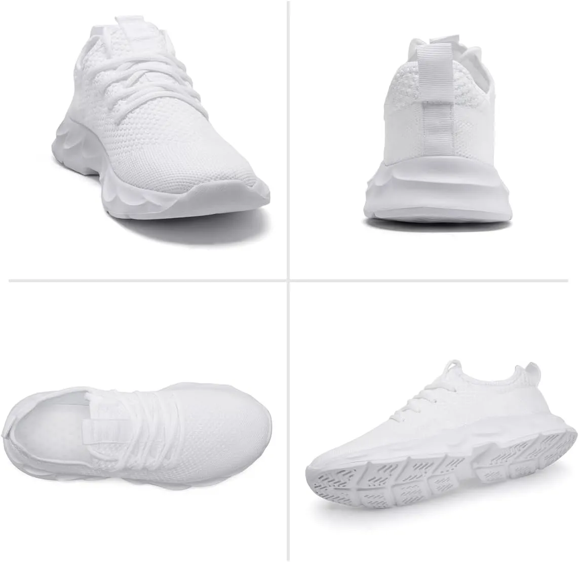 Mens Walking Shoes Running Trainers Sneakes Athletic Gym Fitness Sport Shoes Non Slip Breathable Mesh Comfortable Workout Fashion Slip On