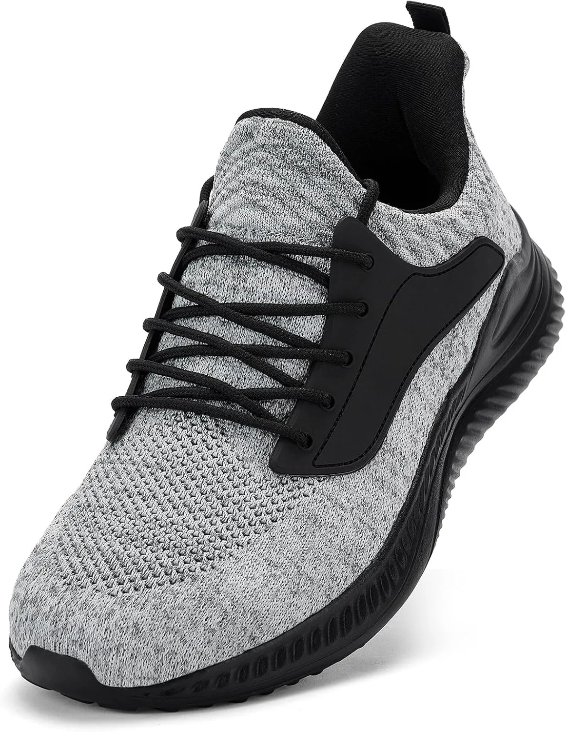 Mens Wide Sneakers Walking Shoes - Wide Slip on Tennis Shoes,Lightweight Breathable Comfortable Running Shoes for Athletic Workout Gym Jogging and Casual Wear Wide Width